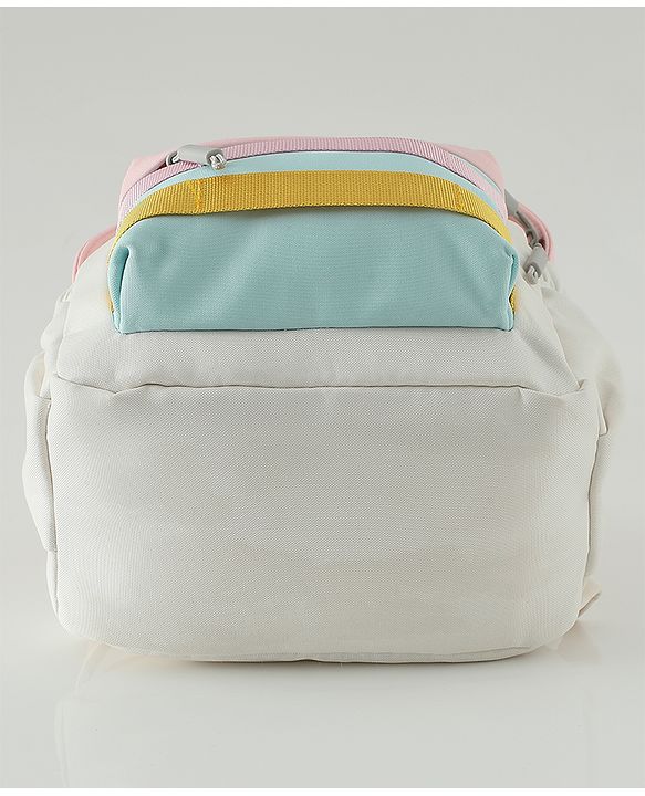 Babyhug Fashion Backpacks With Floral Applique - Pink