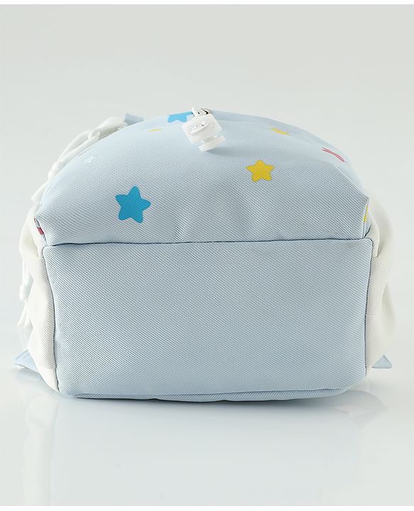 Babyhug Free Size Fashion Backpacks with small pouch - Blue