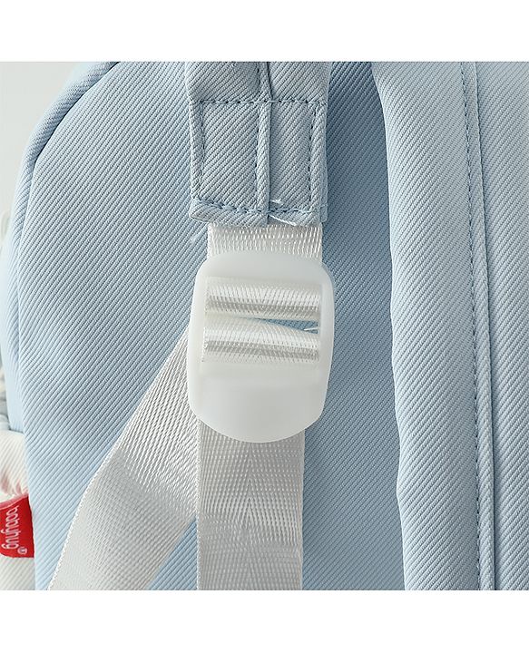 Babyhug Free Size Fashion Backpacks with small pouch - Blue