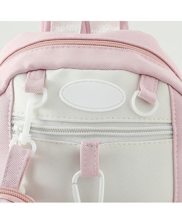 Babyhug Free Size Fashion Backpacks with small pouch - Blue