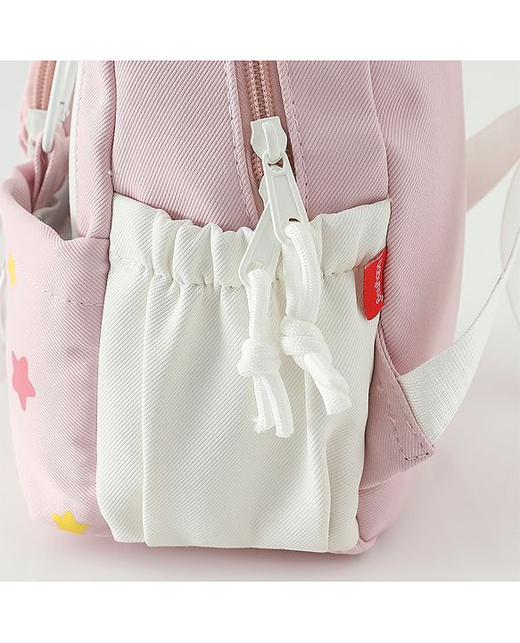 Babyhug Free Size Fashion Backpacks with small pouch - Blue