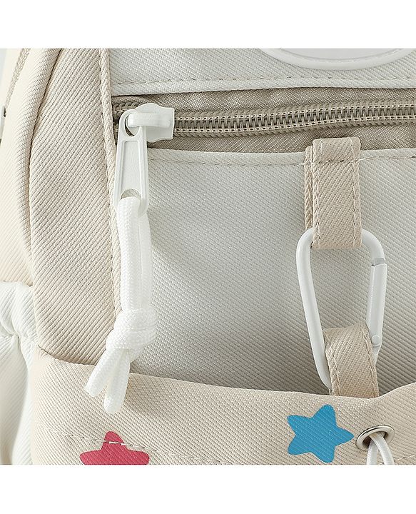Babyhug Free Size Fashion Backpacks with small pouch - Blue