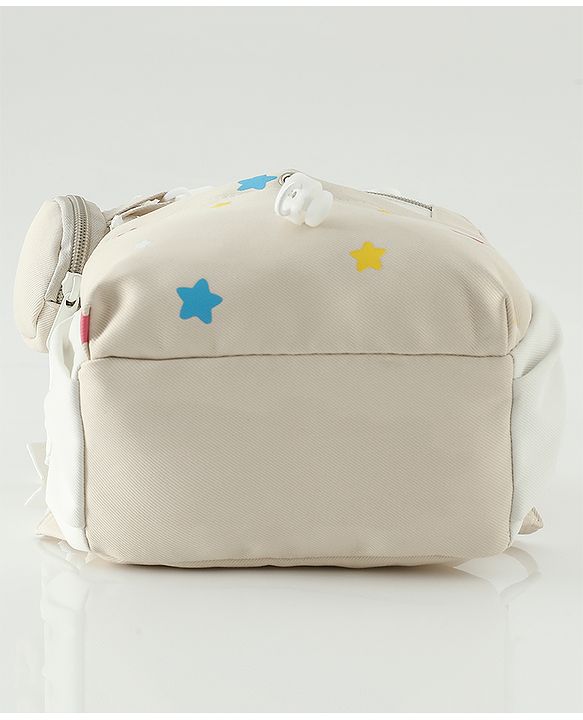 Babyhug Free Size Fashion Backpacks with small pouch - Blue