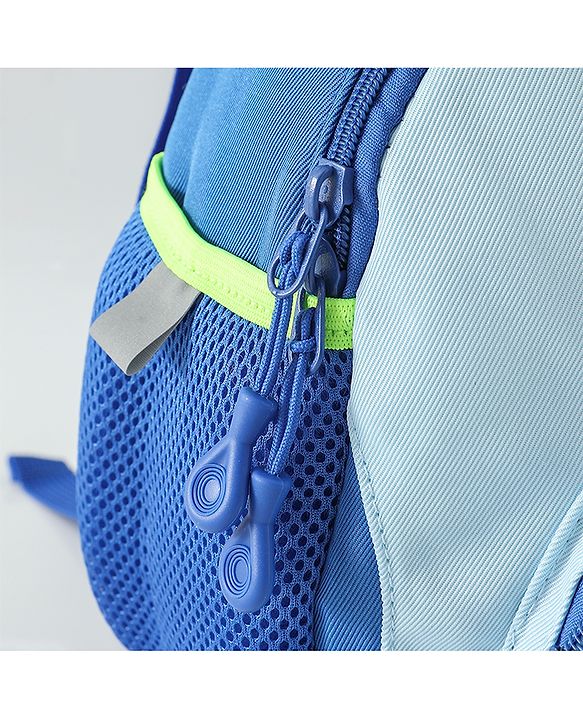 Babyhug Free Size Fashion Backpacks with Dragon Applique - Blue