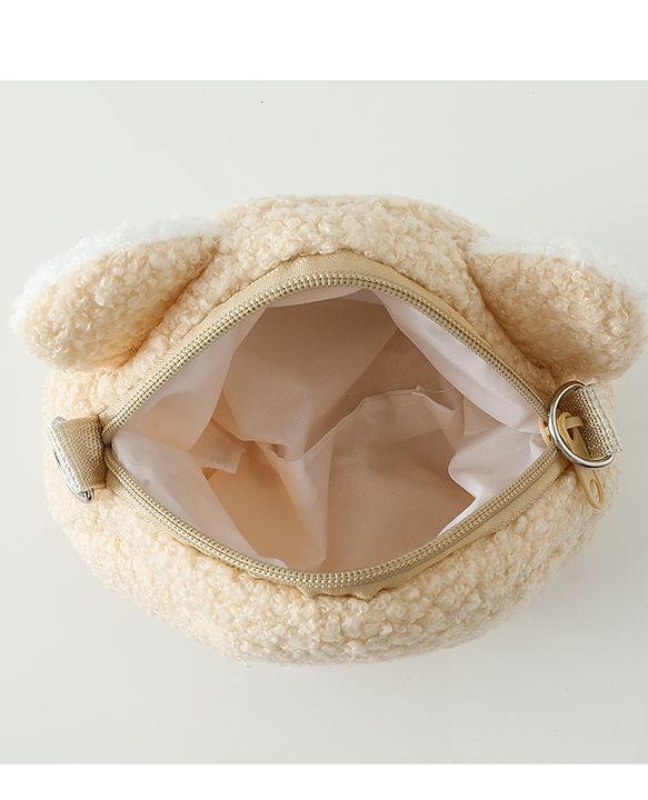 Babyhug Free Size Brown Beary Sling Bag Unisex - Brown