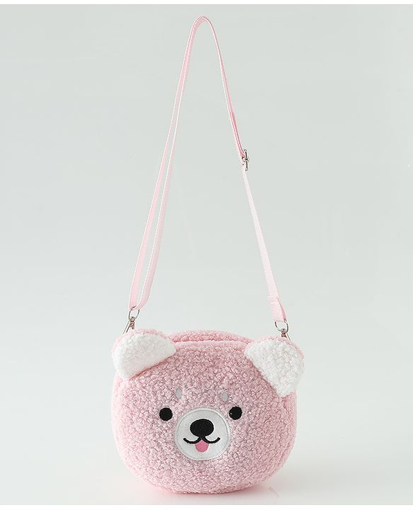 Babyhug Free Size Brown Beary Sling Bag Unisex - Brown