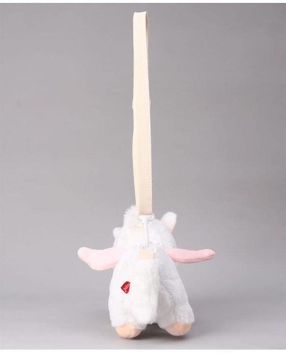 Babyhug Free Size Stylish Sling Bag for Girls with Adjustable Shoulder Strap in Unicorn Shape - Pink