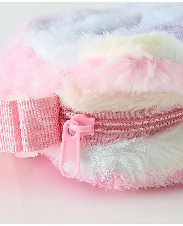 Babyhug Free Size Pink Kitten Sling Bag - Multicolor