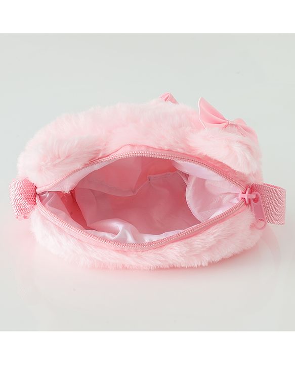 Babyhug Free Size Pink Kitten Sling Bag - Multicolor