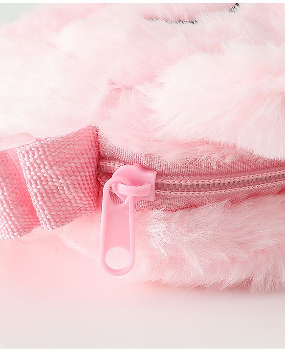 Babyhug Free Size Pink Kitten Sling Bag - Multicolor