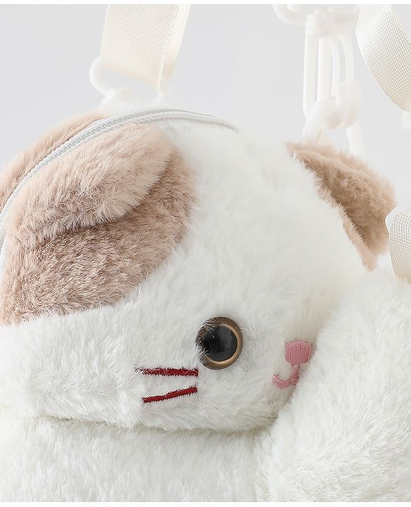 Babyhug Kitty Design Sling Bag Free Size -White