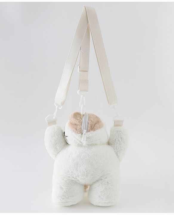 Babyhug Kitty Design Sling Bag Free Size -White