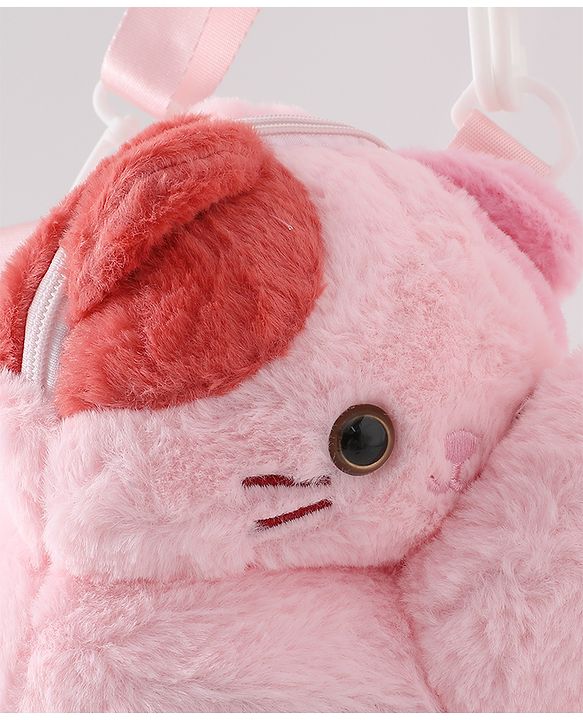 Babyhug Kitty Design Sling Bag Free Size -White