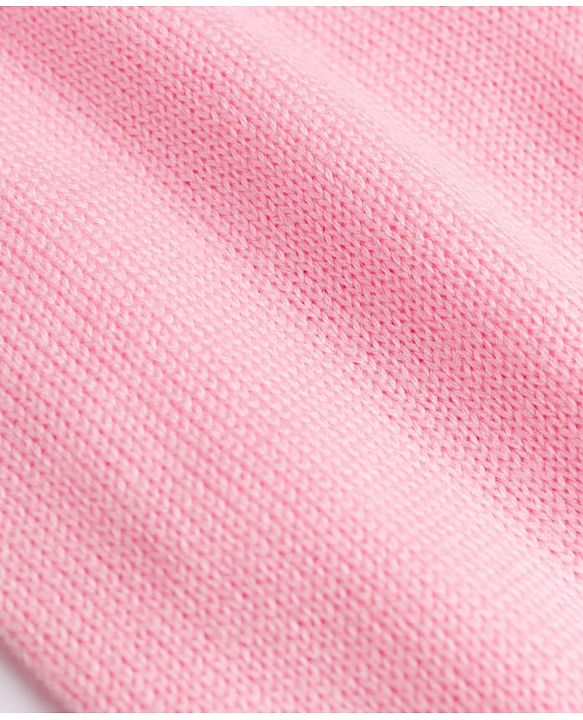 Babyhug Sweater Knit Full Length Solid Woollen Pant - Pink
