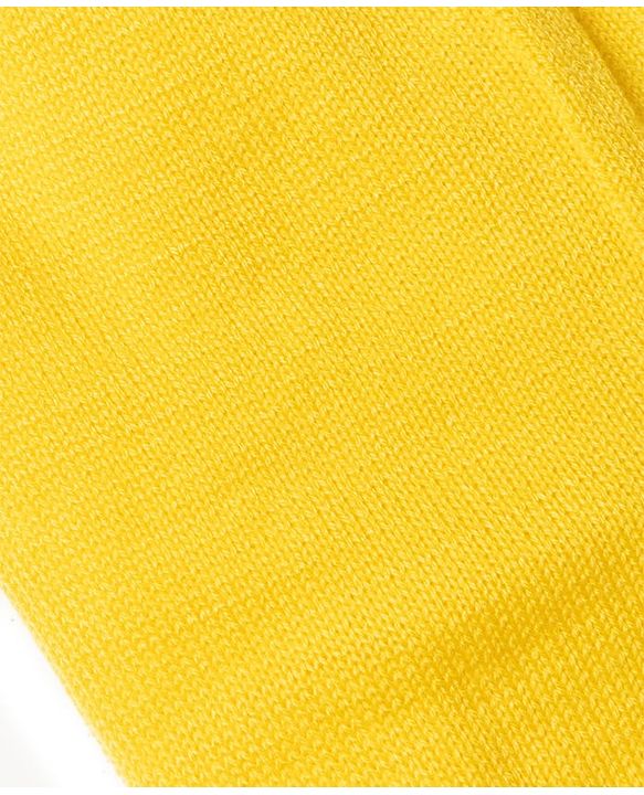 Babyhug Sweater Knit Full Length Solid Woollen Pant - Yellow
