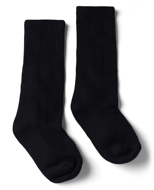 Pine Active Cotton Lycra Knit Terry Breathable Knee Length Football Socks Pack of 3 - White, Black & Red