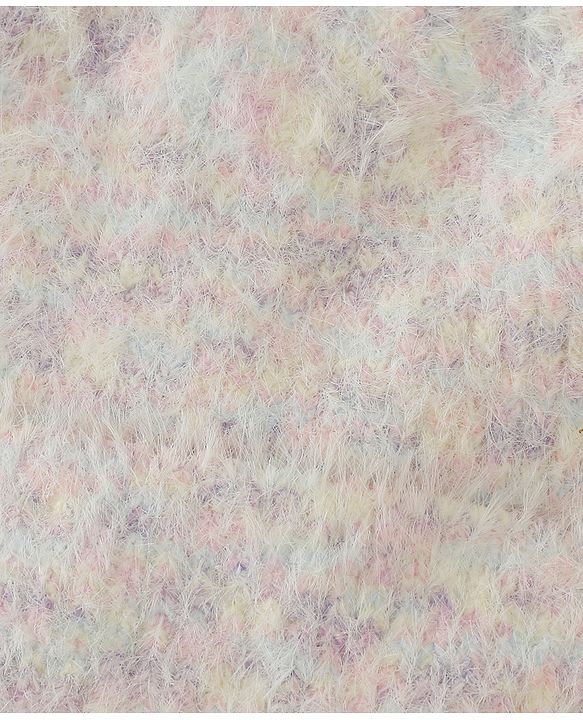Babyhug Viscose Woollen Cap with Pom Pom Pink - Diameter 16.5 cm