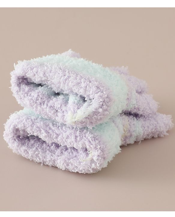 Babyhug Gloves with Striped - Pink