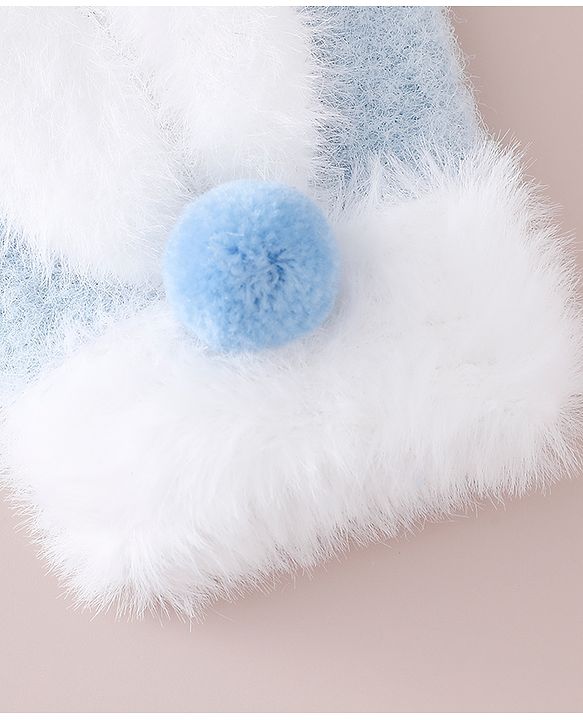 Babyhug Gloves with Pom Pom - Grey