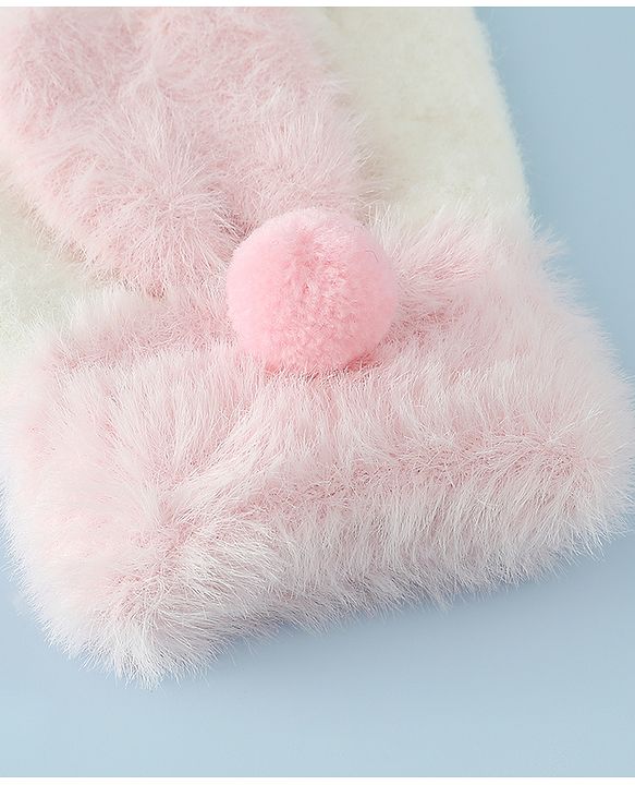 Babyhug Gloves with Pom Pom - Grey