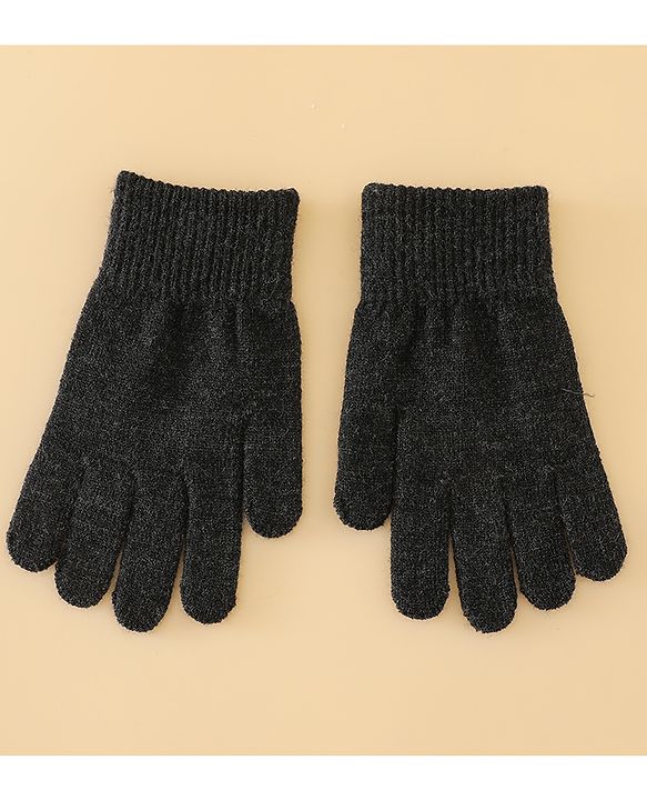 Babyhug Gloves with Box Design - Khaki