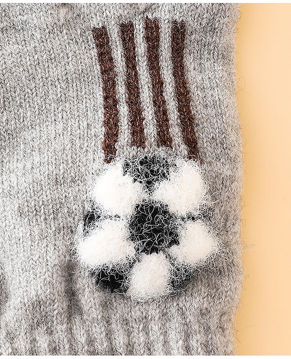 Babyhug Gloves With Football Applique - Blue