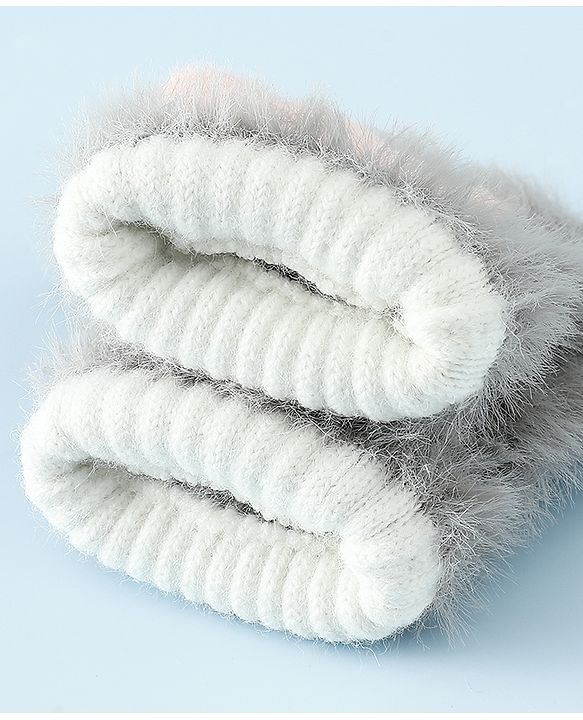 Babyhug Gloves With Paw Applique - Pink