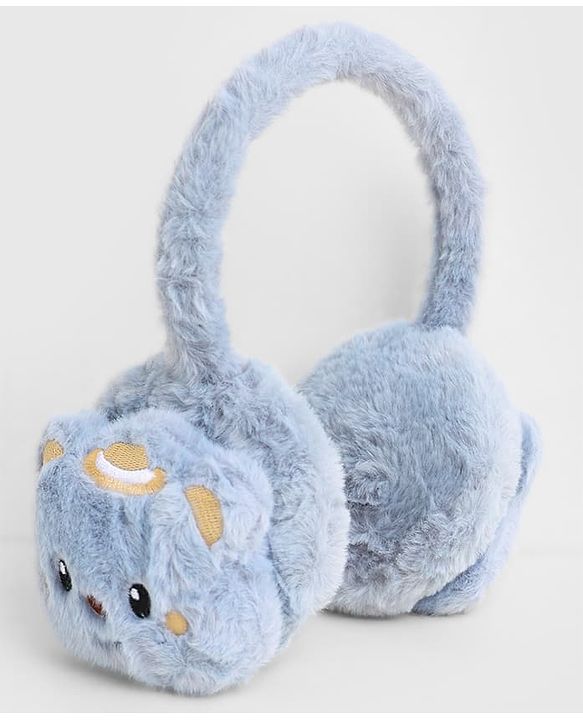 Babyhug Ear Muffs WIth Animal Design - Blue