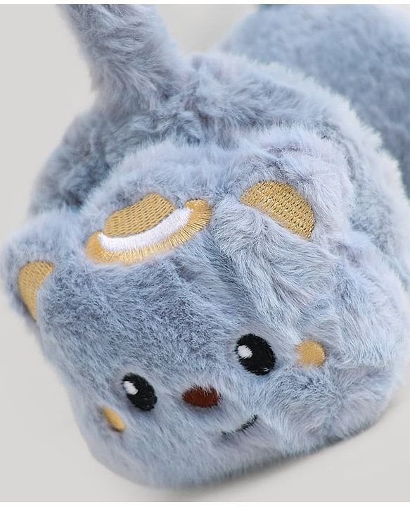 Babyhug Ear Muffs WIth Animal Design - Blue