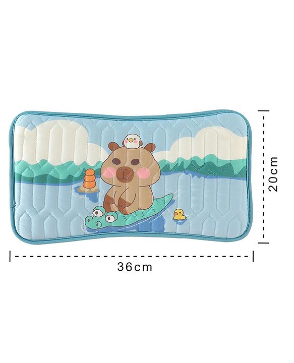 Babyhug Diaper Changing Mats Blue Mat: 60*120cm;   Pillow: 20*36cm Unisex