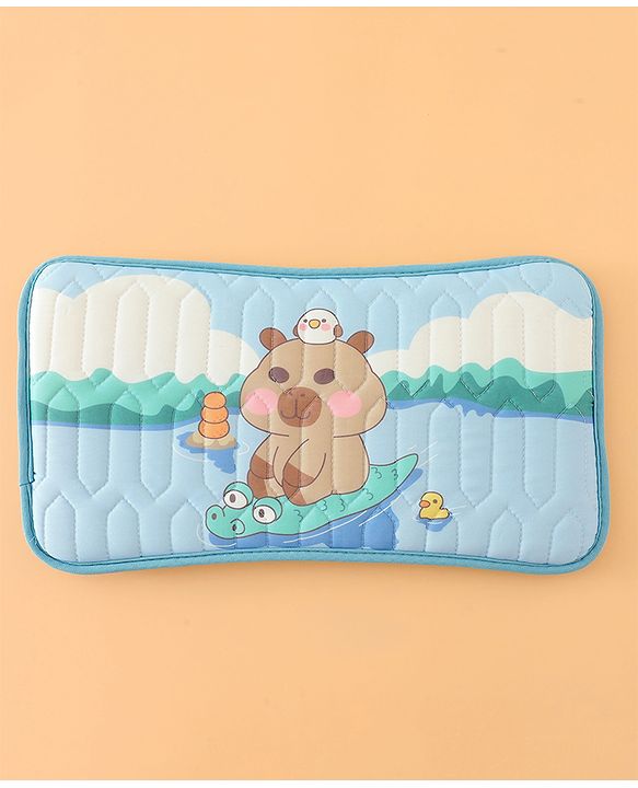 Babyhug Diaper Changing Mats Blue Mat: 60*120cm;   Pillow: 20*36cm Unisex