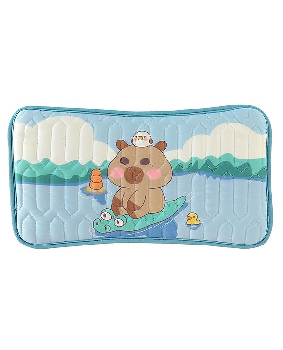 Babyhug Diaper Changing Mats Blue Mat: 60*120cm;   Pillow: 20*36cm Unisex