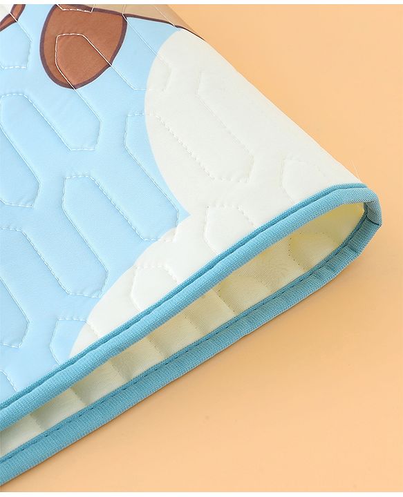 Babyhug Diaper Changing Mats Blue Mat: 60*120cm;   Pillow: 20*36cm Unisex