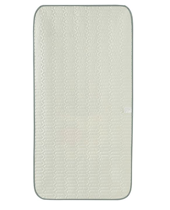 Babyhug Cooling Latex Baby Diaper Changing Mat with Pillow - Green| 60 cm x 120 cm| Soft & Comfortable| Breathable & Skin-Friendly| Cooling Surface| Anti-Slip Base| Washable