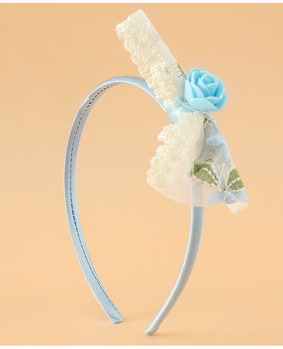 Babyhug Hair Bands With Bow Applique Free Size in Pink