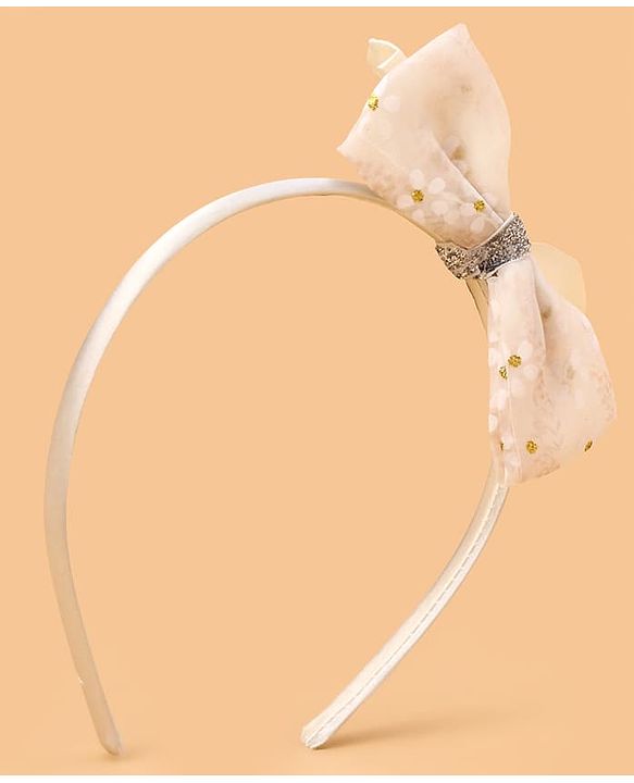 Babyhug Hair Accessories Combo Sets Free Size - Beige