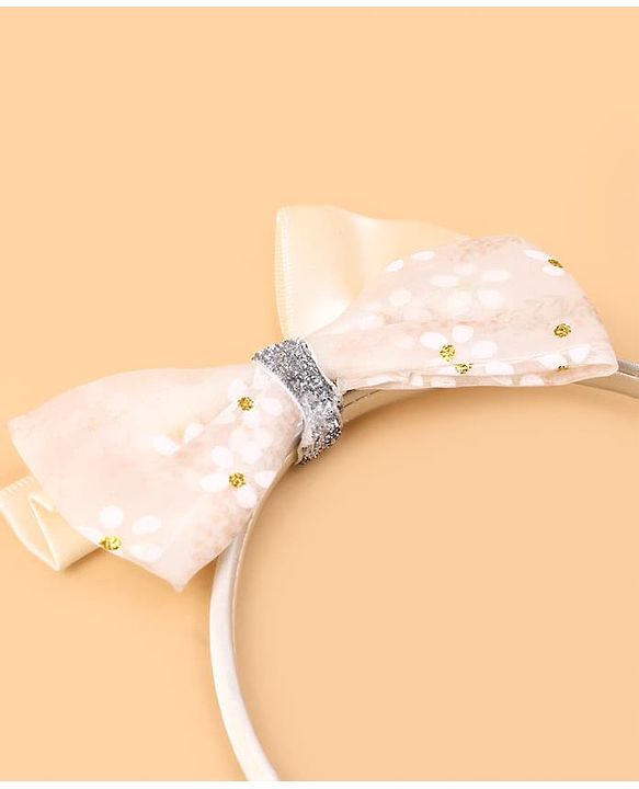 Babyhug Hair Accessories Combo Sets Free Size - Beige