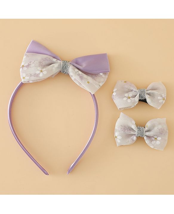 Babyhug Hair Accessories Combo Sets Free Size - Beige