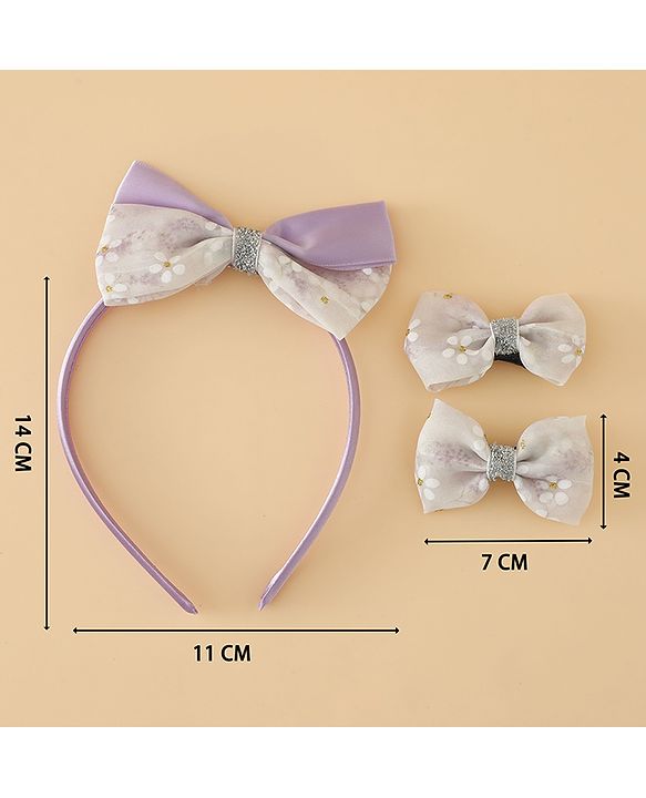Babyhug Hair Accessories Combo Sets Free Size - Beige