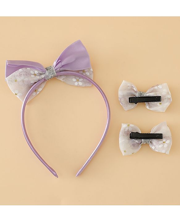 Babyhug Hair Accessories Combo Sets Free Size - Beige