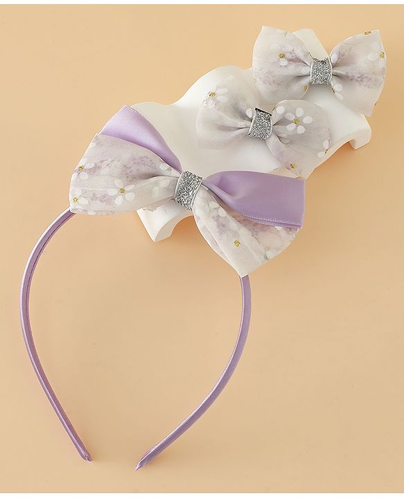 Babyhug Hair Accessories Combo Sets Free Size - Beige