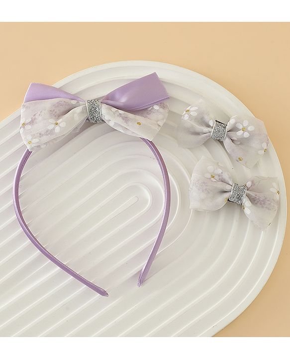 Babyhug Hair Accessories Combo Sets Free Size - Beige