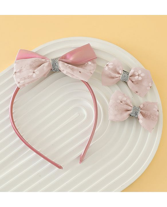 Babyhug Hair Accessories Combo Sets Free Size - Beige
