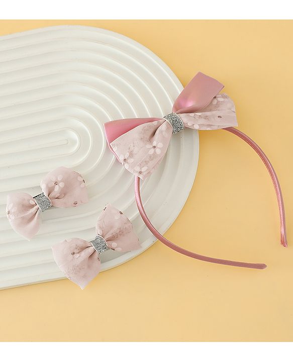 Babyhug Hair Accessories Combo Sets Free Size - Beige