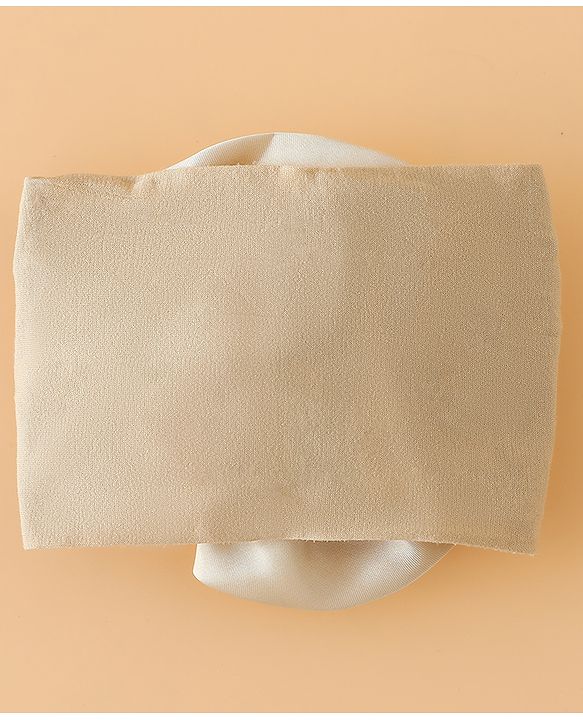 Babyhug Free Size Headbands with Floral Applique - Beige