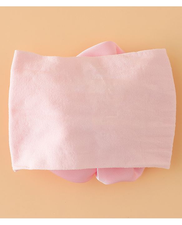 Babyhug Free Size Headbands with Floral Applique - Beige