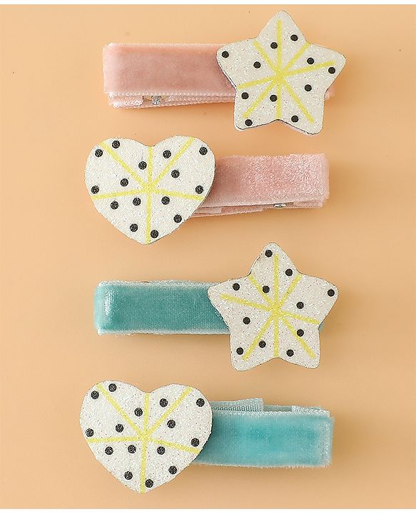 Babyhug Hair Pins And Clips Free Size - Pink