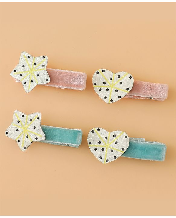 Babyhug Hair Pins And Clips Free Size - Pink