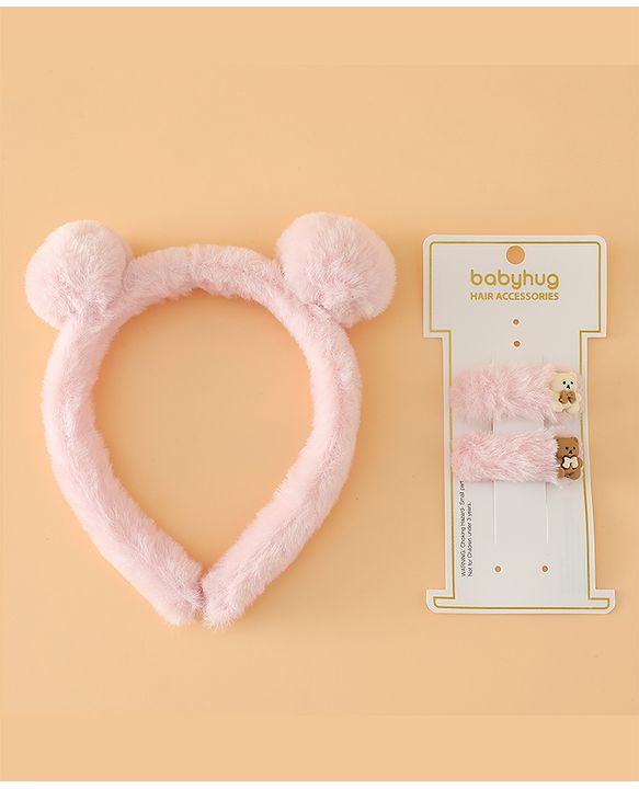 Babyhug Hair Accessories Combo Sets Free Size - Pink