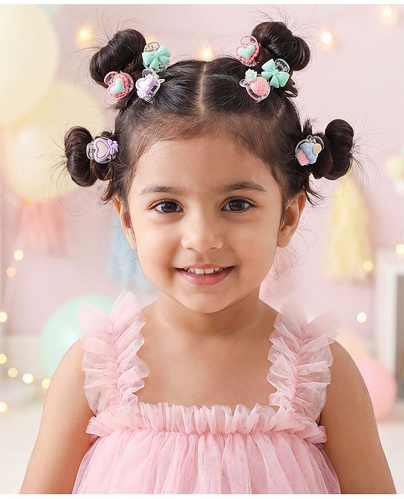 Babyhug Hair Pins And Clips Free Size - Pink